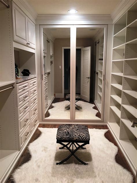 Custom Built-In Closet System With Full Wardrobe Cabinet Behind Mirror Doors! | Build a closet ...