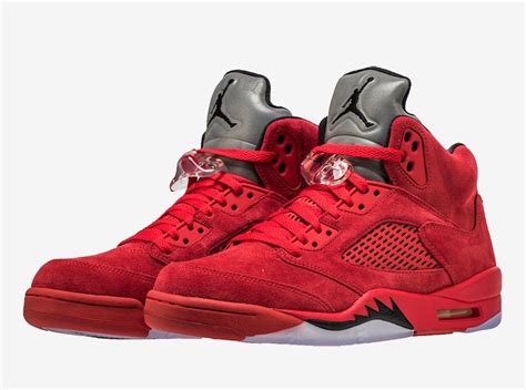 Air Jordan 5 Red Suede 136027-602 Release Date - Sneaker Bar Detroit