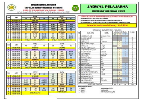 Contoh Jadwal Pelajaran Sma Smk Kurikulum Merdeka Kherysuryawan Id - Riset