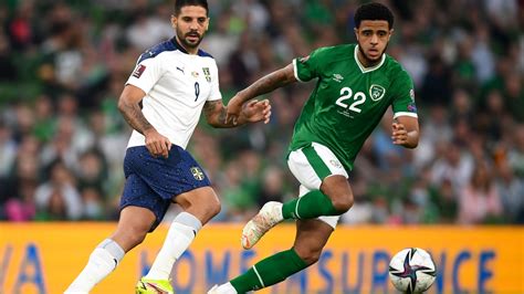 Andrew Omobamidele urges Ireland fans to 'keep their faith in us' after 1-1 draw with Serbia in ...