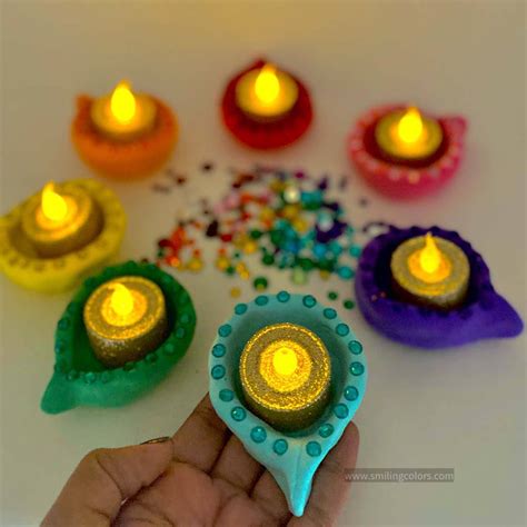 How to Make Clay Diya At Home Easily - Smiling Colors