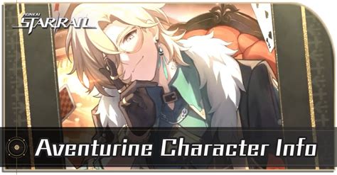 Aventurine Character Info and Release Date | Honkai: Star Rail｜Game8