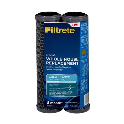 Filtrete 3WH-STDCW-F02 Standard Capacity Whole House Replacement Carbon ...