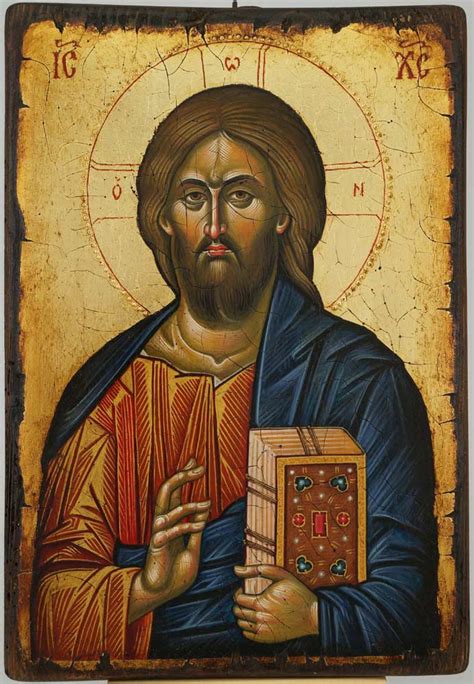 JESUS CHRIST Pantocrator Icon | Wooden Carved Icons | Custom Edit ...