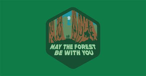 May The Forest Be With You - May The Forest Be With You - Sticker ...