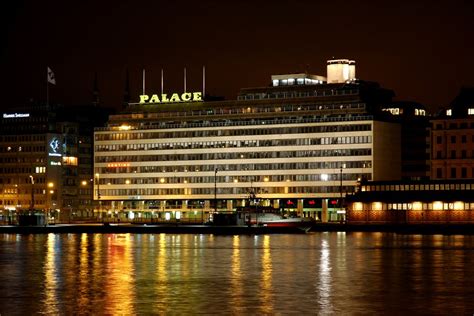 Helsinki by Night - Palace Hotel Free Photo Download | FreeImages