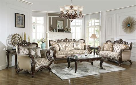 a living room filled with furniture and a chandelier