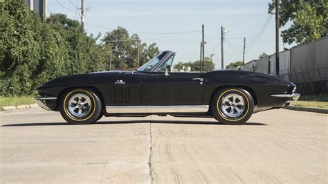 1965, Chevrolet, Corvette, c2 , Convertible, Black Wallpapers HD ...