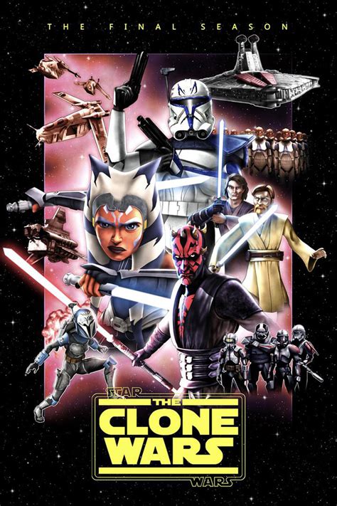 Star Wars: The Clone Wars by Aldo Galvan - Home of the Alternative Movie Poster -AMP-