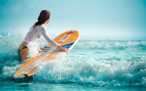 Surfer Girl Wallpaper (71+ images)