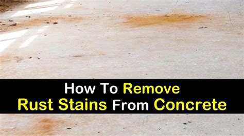 3 Smart & Simple Ways to Remove Rust Stains from Concrete