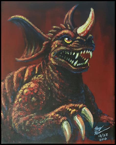 Baragon painting by AlmightyRayzilla on DeviantArt | Kaiju art, Kaiju, Kaiju monsters