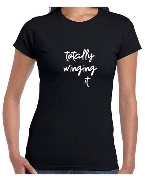 Totally Winging it winging it shirt funny mom shirt momlife | Etsy