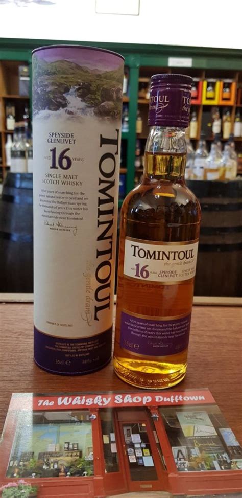 Tomintoul 16 Years Old Single Malt Scotch Whisky 35cl | The Whisky Shop Dufftown