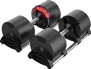 NUOBELL Adjustable Dumbbells Pair 5-80 lbs : the Adjustable Dumbbell ...