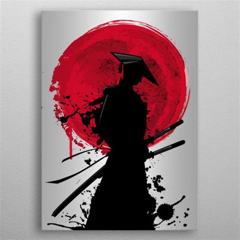 'samurai' Poster by Ridwanart | Displate | Samurai artwork, Samurai art, Samurai drawing