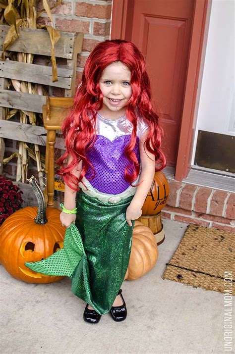 DIY Little Mermaid and Flounder Costumes - unOriginal Mom