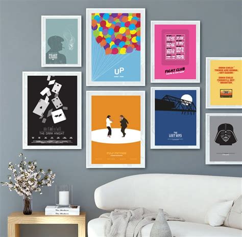 movie poster gallery wall