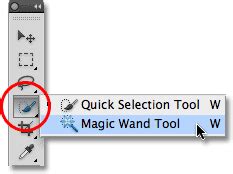 The Magic Wand Tool - Photoshop Selections