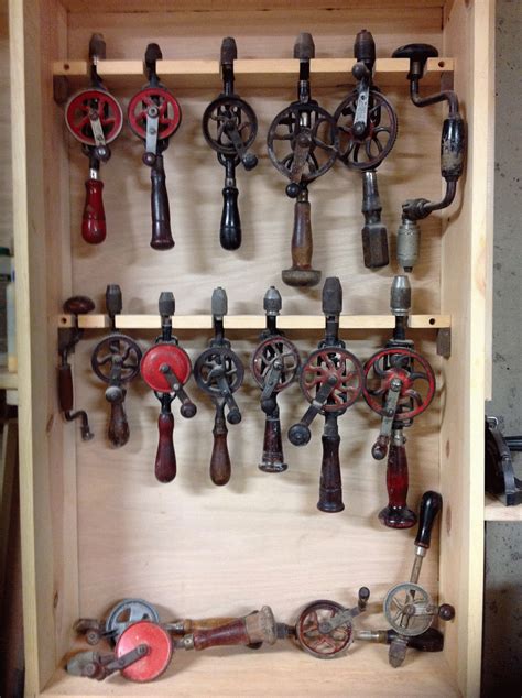 millers falls and goodall pratt hand drills | Antique hand tools, Woodworking tools storage ...