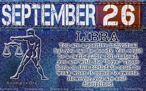 September 26 Zodiac Birthday Horoscope Personality | SunSigns.Org