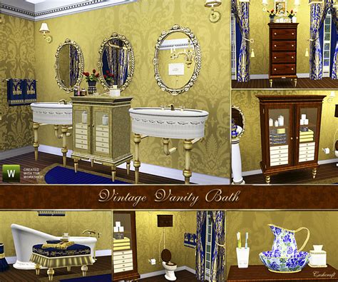 The Sims Resource - Vintage Vanity Bath