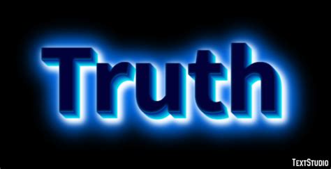 Truth Text Effect and Logo Design Word