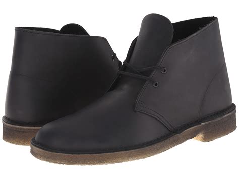 Clarks Desert Boots Black Leather | www.imgkid.com - The Image Kid Has It!