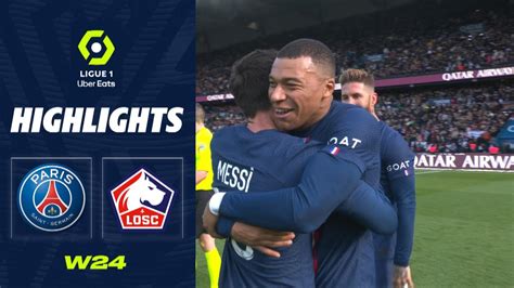 PARIS SAINT-GERMAIN - LOSC LILLE (4 - 3) - Highlights - (PSG - LOSC) / 2022-2023 - Win Big Sports