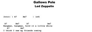 Led Zeppelin - Gallows Pole Guitar Lesson, Tab & Chords - JGB