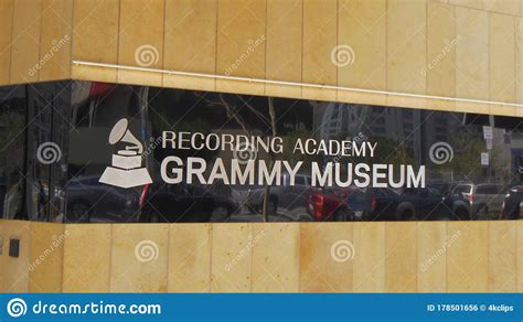 Grammy Museum in Los Angeles Downtown - CALIFORNIA, USA - MARCH 18, 2019 Editorial Photo - Image ...