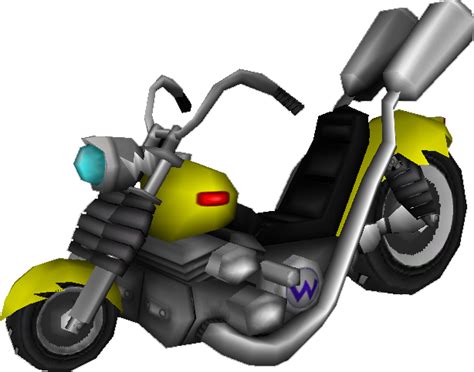 File:Wario Bike (Wario) Model.png - Super Mario Wiki, the Mario ...