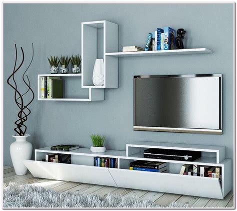 10+ Living Room Floating Shelves Ideas - DECOOMO