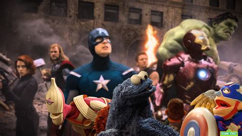 'The Aveggies': Sesame Street's Annoying 'Avengers' Parody | MRCTV