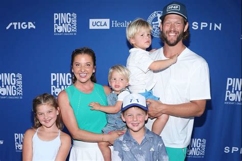 Clayton Kershaw and His Wife Bring Their Four Children to Pitcher's ...