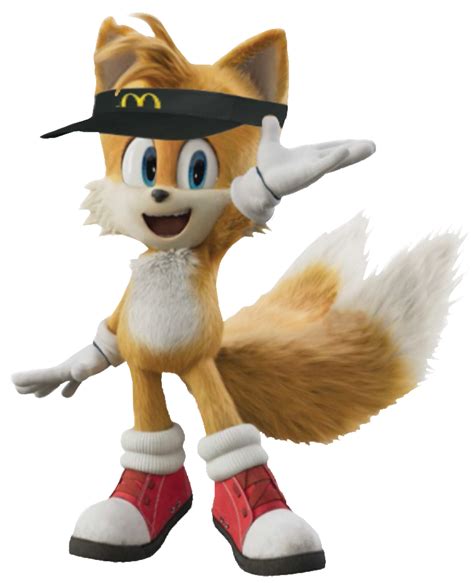 Tails Wearing The McDonald's Hat PNG by CoolTeon2000 on DeviantArt