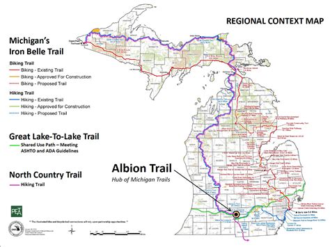 Albion - Hub of Trails • Albion Michigan - General Guide to the Community