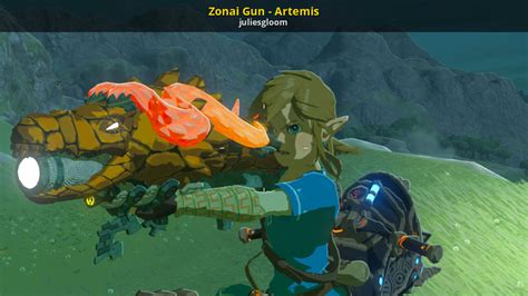 Zonai Gun - Artemis [The Legend of Zelda: Breath of the Wild (WiiU)] [Mods]