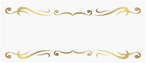 Elegant Gold Border Png, Transparent Png , Transparent Png Image ...