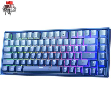 Buy RisoPhy 60 Percent Keyboard, 82 Keys Hot Swappable Mechanical Gaming Keyboard, Linear Silent ...