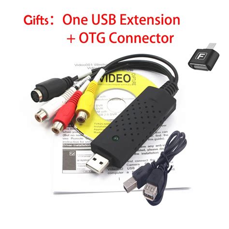 USB 2.0 HDMI to RCA OTG adapter Android converter Audio Video PC CableS TV DVD VHS capture ...