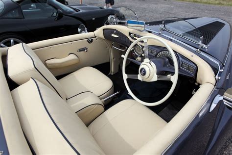 Sunbeam Alpine, interior, c1953 | Sometimes nicknamed the 'T… | Flickr