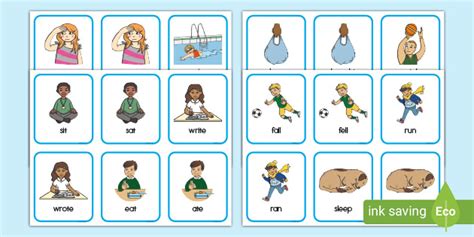 Irregular Verbs Clipart