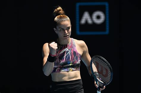 Maria Sakkari looks ripped at Australian Open after insane body ...