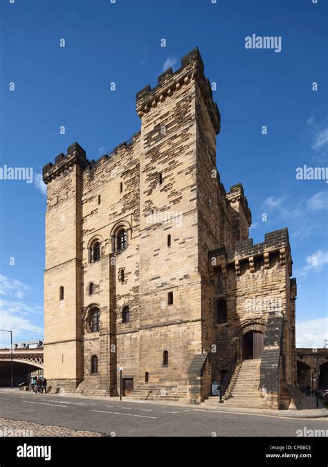 Castle Keep, Old Newcastle upon Tyne Stock Photo - Alamy