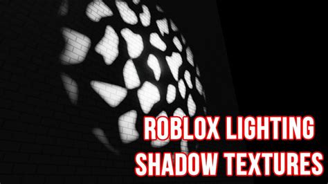 How To Make Roblox Shadow Textures - YouTube