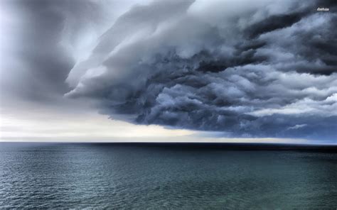 Ocean storm clouds wallpaper | 1920x1200 | #31205