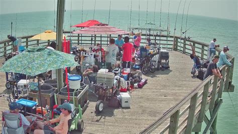 Surfchex.com - LIVE FISHING CAM from Surf City Fishing Pier 'T', NC - YouTube