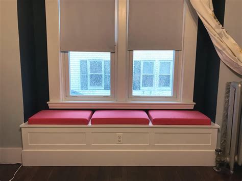 Custom built-in window bench with storage : somethingimade