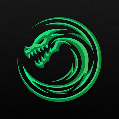 Cool Green Dragon Logo - LogoDix